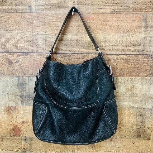 Michael Kors Leather Shoulder Purse - Picture 2 of 8